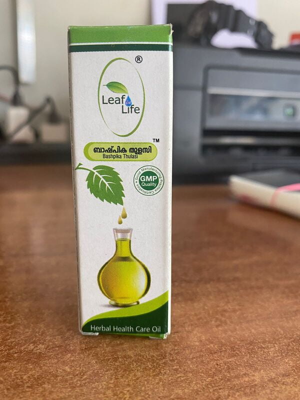 Bashpika Tulasi 7 ML Thailam Bashpika Tulasi 7 ML Thailam
